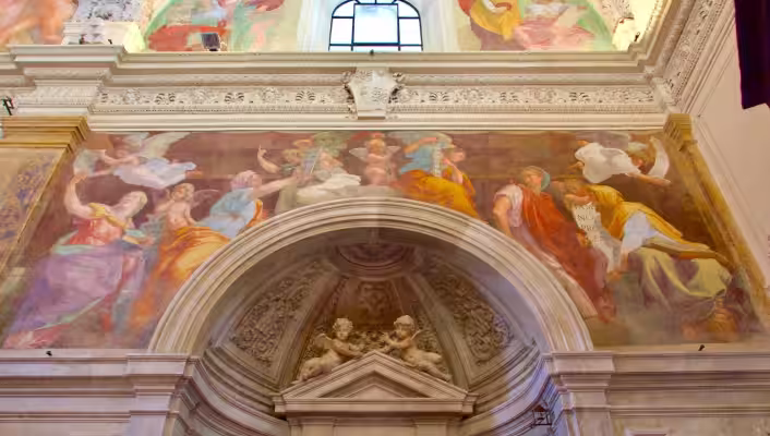 Raphael’s Sibyls fresco in Santa Maria della Pace in Rome