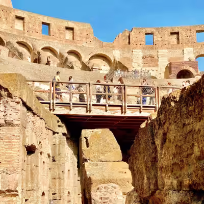 Arena Floor seen from the Colosseum's Underground